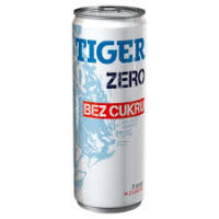 Tiger Energy Drink Bez Cukru 250ml<br>(Data przydatności 31.05.2025)