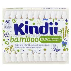 Kindi Patyczki Higieniczne 60Szt Bamboo