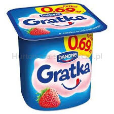 Danone Gratka O Smaku Truskawkowym Deser 115 G