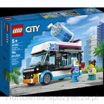 Klocki LEGO City Great Vehicles 60384 Pingwinia furgonetka ze slushem