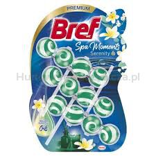 Bref WC Spa Moments Serenity Zawieszka myjąco-zapachowa do muszli WC 3 x 50 g