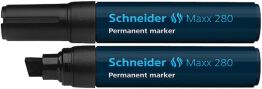 Schneider Marker permanentny Maxx 280, ścięty, 4-12mm, czarny 