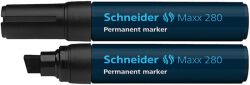 Schneider Marker permanentny Maxx 280, ścięty, 4-12mm, czarny 