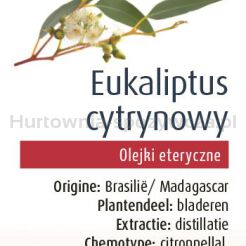 Olejek Eteryczny Eukaliptus Cytrynowy Bio 10 Ml - Physalis [BIO]