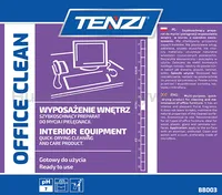 Szybkoschnący płyn do mycia i pielęgnacji mebli TENZI, Office Clean, 5l - 2