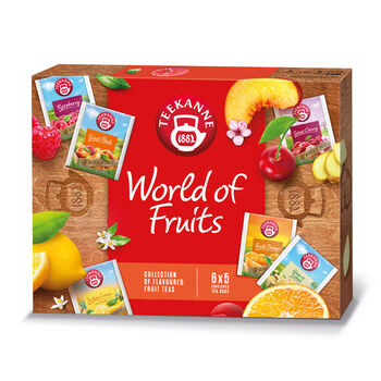 Teekanne Kolekcja herbatek owocowych World of Fruits 6 x 5 torebek 66,25g