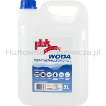 Woda Demineralizowana Plak 5L