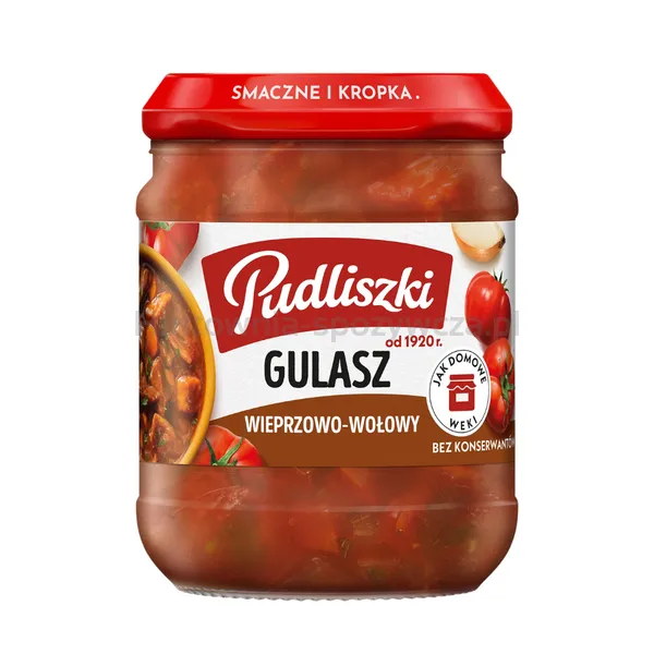 Pudliszki Gulasz wieprzowo-wołowy 460g