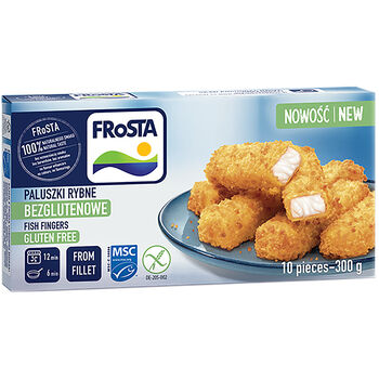 Frosta Paluszki Rybne Bezglutenowe 300 G