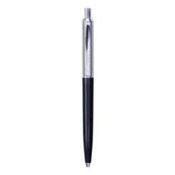 Długopis Automatyczny Q-Connect Prestige, 0,7Mm, Czarno/Srebrny, Wkład Niebieski