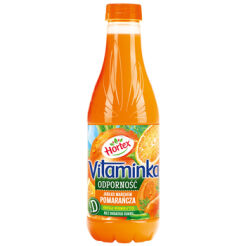 Hortex Vitaminka Odporność Jabłko, Marchew, Pomarańcza Sok Butelka Pet 1L