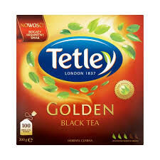 *Tetley Herbata Golden Black 100 Torebek