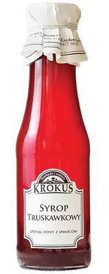 Syrop Truskawkowy Bezglutenowy 355 G (280 Ml) - Krokus [BIO]