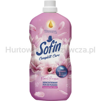 Sofin Płyn Do Płukania Tkanin Complete Care  Freshness Floral Passion Skoncentrowany 1,8L