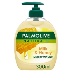 Palmolive Mydło W Płynie Naturals Milk & Honey (Mleko i Miód) Kremowe  z dozownikiem 300 ml