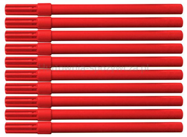 Flamaster biurowy OFFICE PRODUCTS, 10szt., czerwony