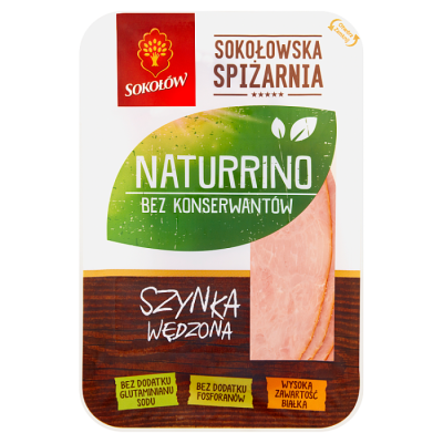 Szynka Wędzona Plastry 100 G Naturrino