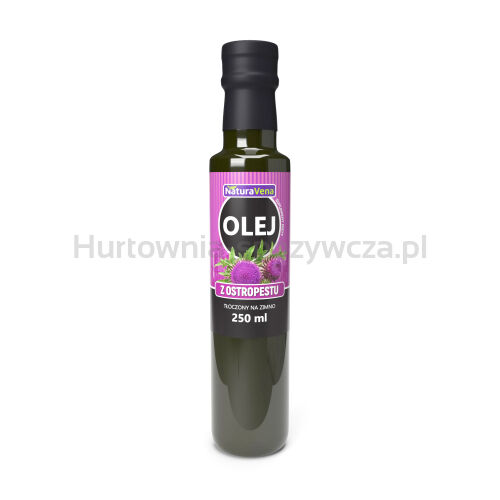 Olej Z Ostropestu Plamistego Tłoczony Na Zimno 250 Ml - Naturavena [BIO]