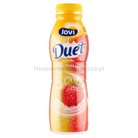 Jovi Jogurt Duet banan-truskawka 350g