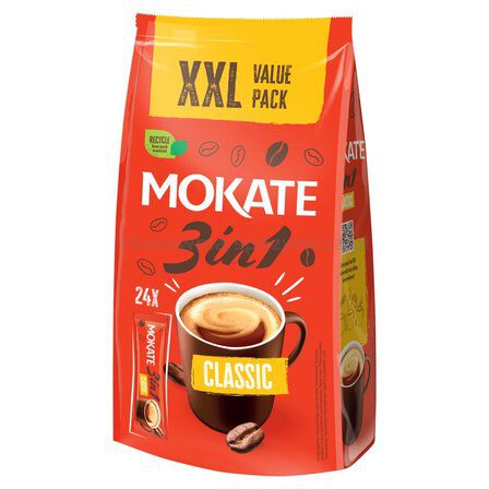 Kawa MOKATE 3in1, rozpuszczalna, 24x17g
