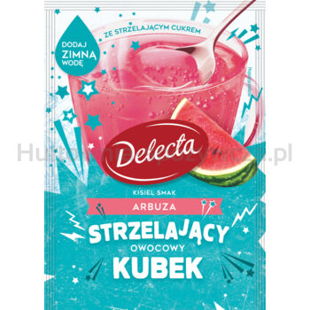 Delecta OK Kisiel na zimno z cukrem strzelającym smak arbuza 34g