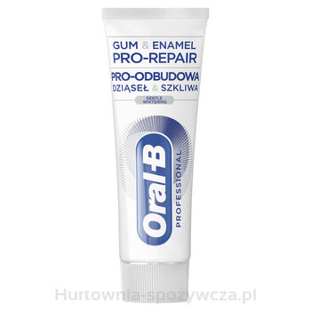Oral-B Gum &Amp Enamel Pro-Repair Extra Fresh, Pro-Odbudowa Dziąseł &Amp Szkliwa Delikatne Wybielanie, Pasta Do Zębów 75 Ml