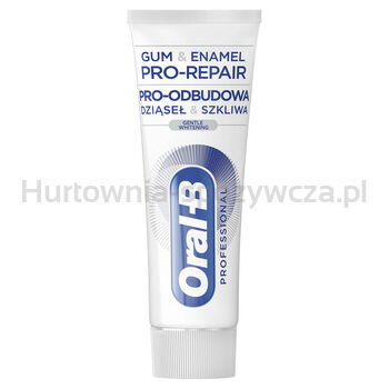 Oral-B Pasta Do Zębów Gum Enamel Pro-Repair Extra Fresh, Pro-Odbudowa Dziąseł  Szkliwa Delikatne Wybielanie 75 Ml