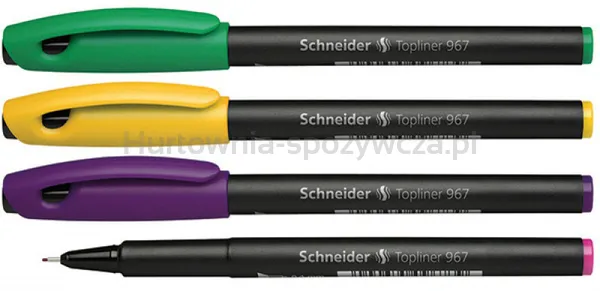 Zestaw cienkopisów SCHNEIDER Topliner 967, 0,4 mm, zawieszka, mix kolorów