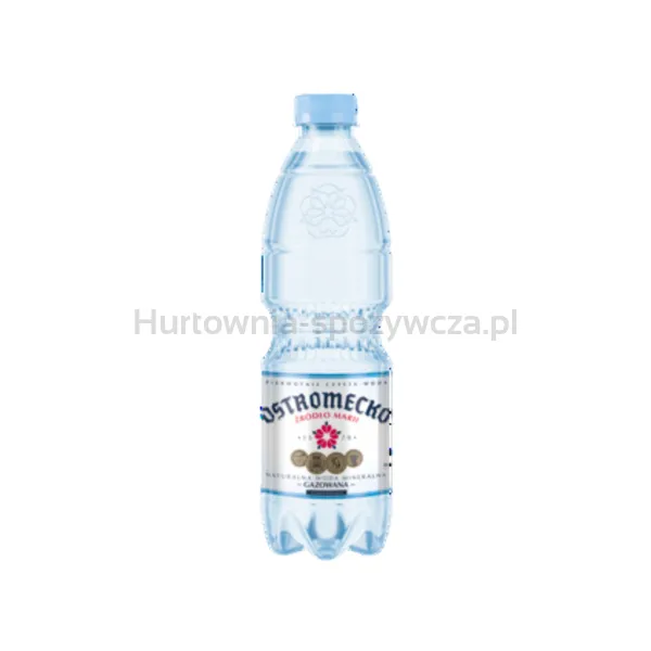 Woda Ostromecko gazowana niskosodowa butelka 0,5 l PET <br>(Paleta 1296 szt.)  SK