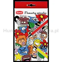 TOMA Pisaki zmywalne 12 kolorów 