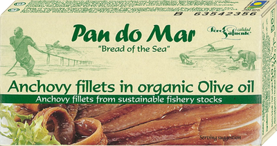 Pan Do Mar Pan Do Mar Anchois (Sardele) Filety W Bio Oliwie Z Oliwek Extra Virgin 50 G (30 G)[BIO] [BIO]