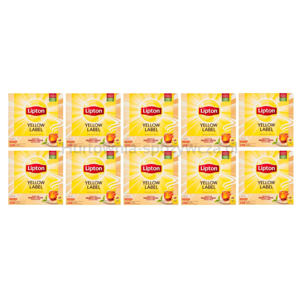 Lipton Herbata Yellow Label 100 Kopert X1,8G x 10 szt.