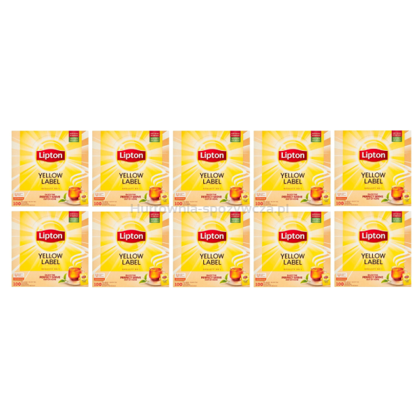 Lipton Herbata Yellow Label 100 Kopert X1,8G