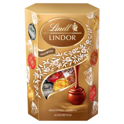 Lindt Lindor Assorted Cornet 200G