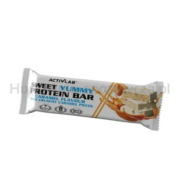 Activlab Sweet Yummy Protein Bar Smak Karmelowy Z Kawałkami Karmelu (Baton 50 G) Suplement Diety.