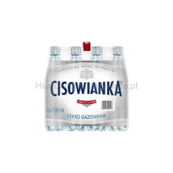 Cisowianka Woda Mineralna lekko gazowana PET 500 ML 