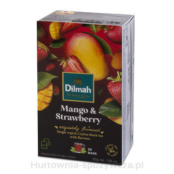 Dilmah Mango &Amp Strawberry Flavoured Black Tea 20X1,5 G