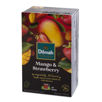 Dilmah Herbata Mango & Strawberry Flavoured Black 20x1,5 g