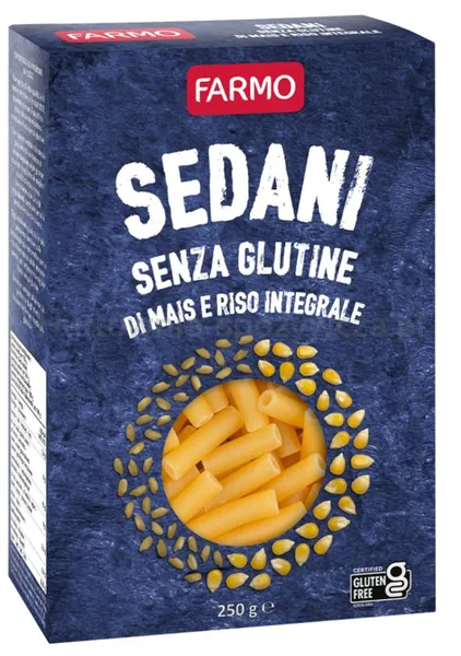 Makaron sedani kukurydziano-ryżowy bezglutenowy 250 g
