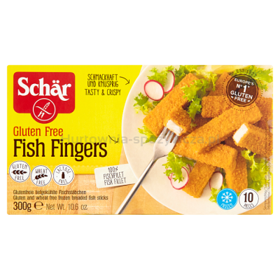 Schar Fish Fingers Bezglutenowe Paluszki Rybne 300G