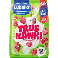Lubella TRUSKAWKI Płatki śniadaniowe -30% cukru 230g