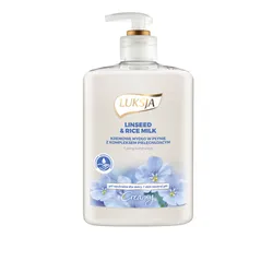 Mydło w płynie LUKSJA Creme, len i mleczko ryżowe, 500ml