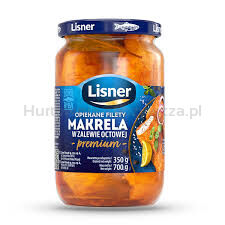 Lisner Makrela opiekana filety premium w zalewie octowej 700g