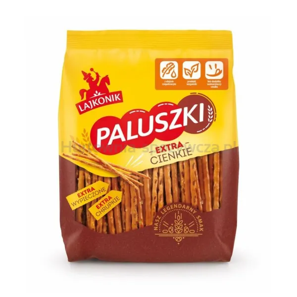 Lajkonik Paluszki Extra Cienkie Sól 180G