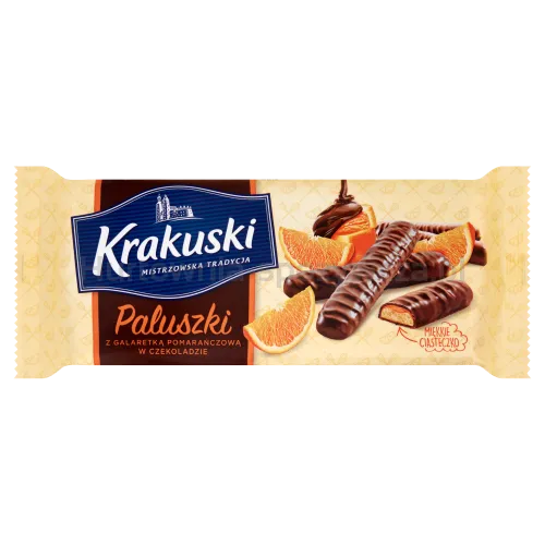 Krakuski Paluszki Z Galaretką Pomarańczową W Czekoladzie 144G