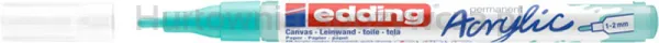 Marker akrylowy e-5300 EDDING, 1-2 mm, matowy głęboki turkus
