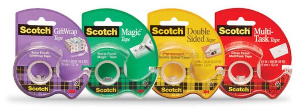 Taśma biurowa, dwustronna SCOTCH® (136D), z dyspenserem, 12mm, 6, 3m - 7