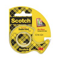 Taśma biurowa, dwustronna SCOTCH® (136D), z dyspenserem, 12mm, 6, 3m