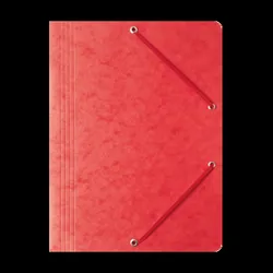 Bantex Teczka preszpanowa z gumką a4 czerwona