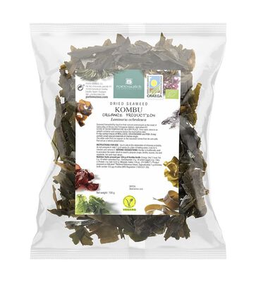 Porto Muinos  Porto Muinos Algi Morskie Suszone Kombu Bio 100 G (Torebka Foliowa) [BIO]